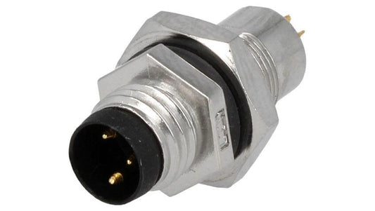 Złącze M8, męskie, PIN:3, gniazdo, proste, 60V 8-03PMMS-SH7001
