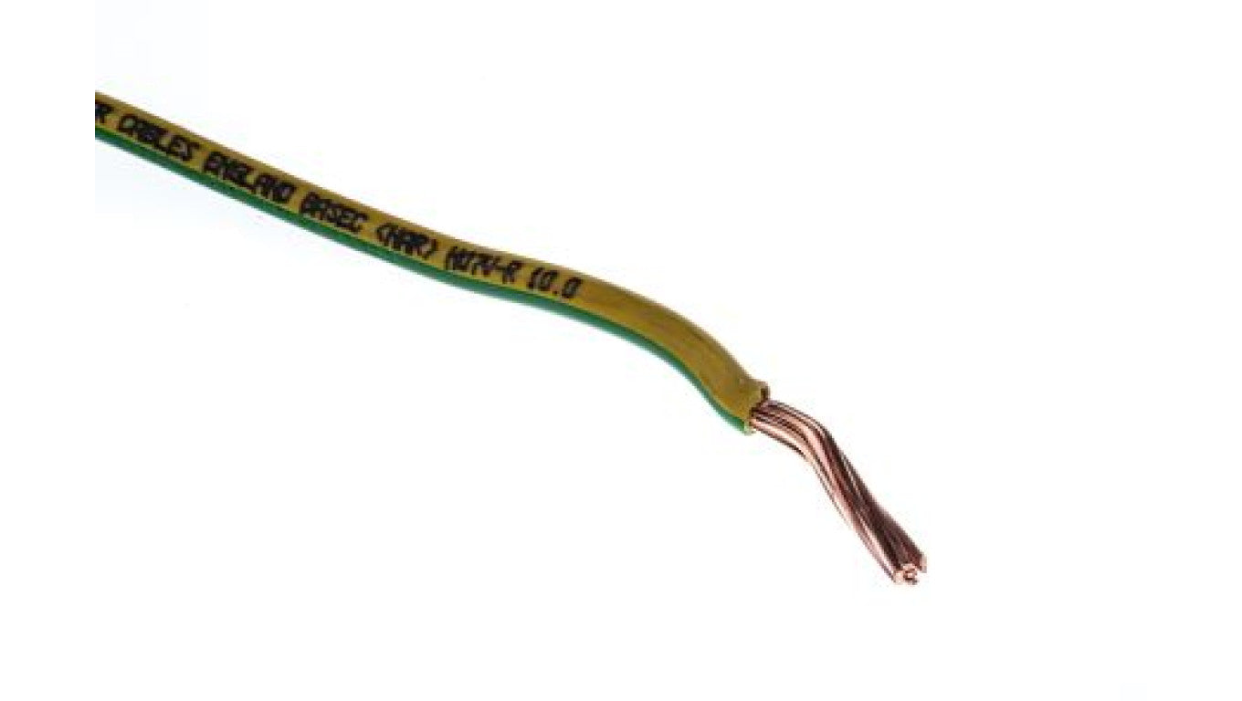 Przewód instalacyjny, Przewód z jednym rdzeniem, Ho7V-R., 50m, 10 mm² CSA , 450 V DC, 750 V AC, izolacja PVC, kolor: