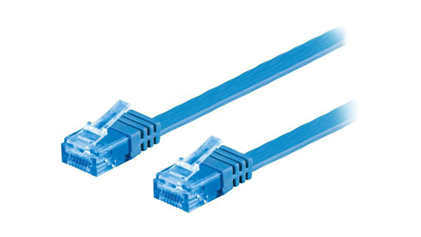 Patch cord U/UTP 6a linka Cu PVC niebieski 5m 32AWG 96339