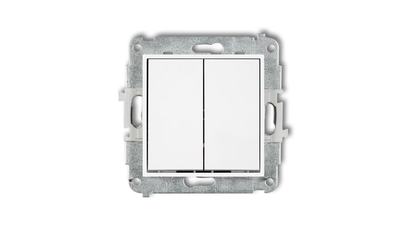 ICON Mechanizm łącznika świecznikowego biały IWP-2