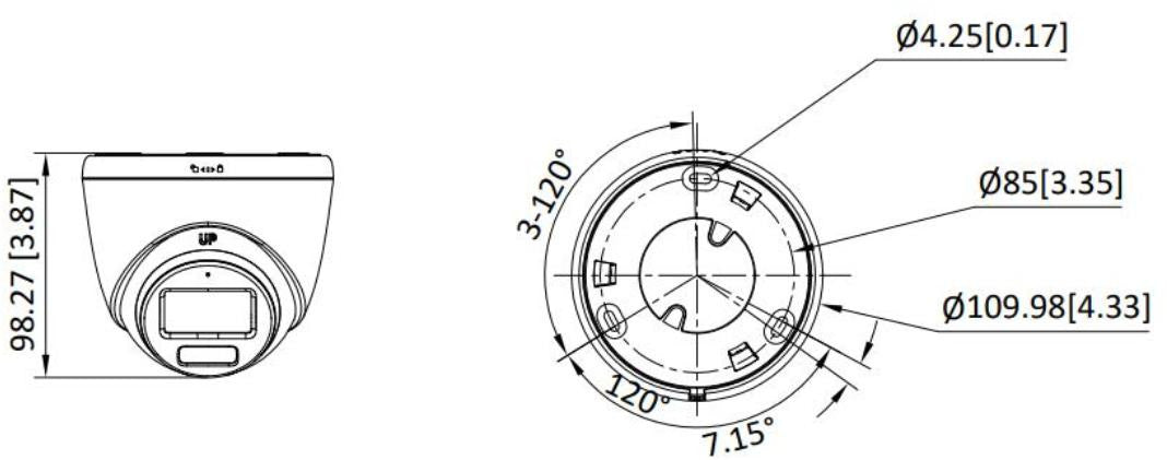 Kamera 4w1 Hikvision DS-2CE72DF3T-LSE(2.8mm)(O-STD)