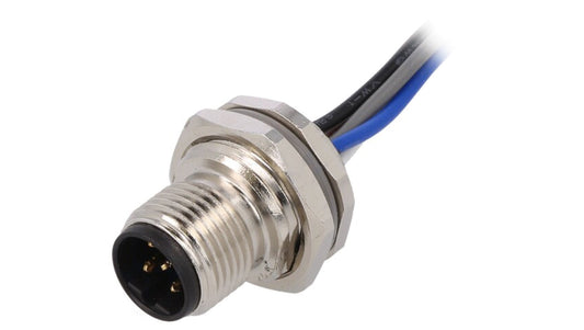Złącze okrągłe M12 męskie proste 5-PIN 60V 0,2m T4171010405-001