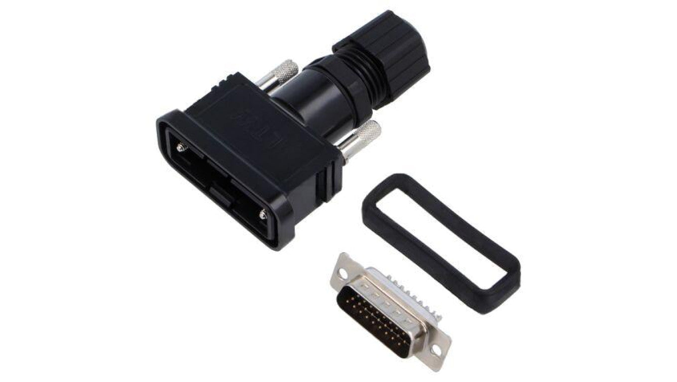 Złącze D-Sub HD, męskie, PIN:26, wtyk, proste HDB-26BMMA-SL7001