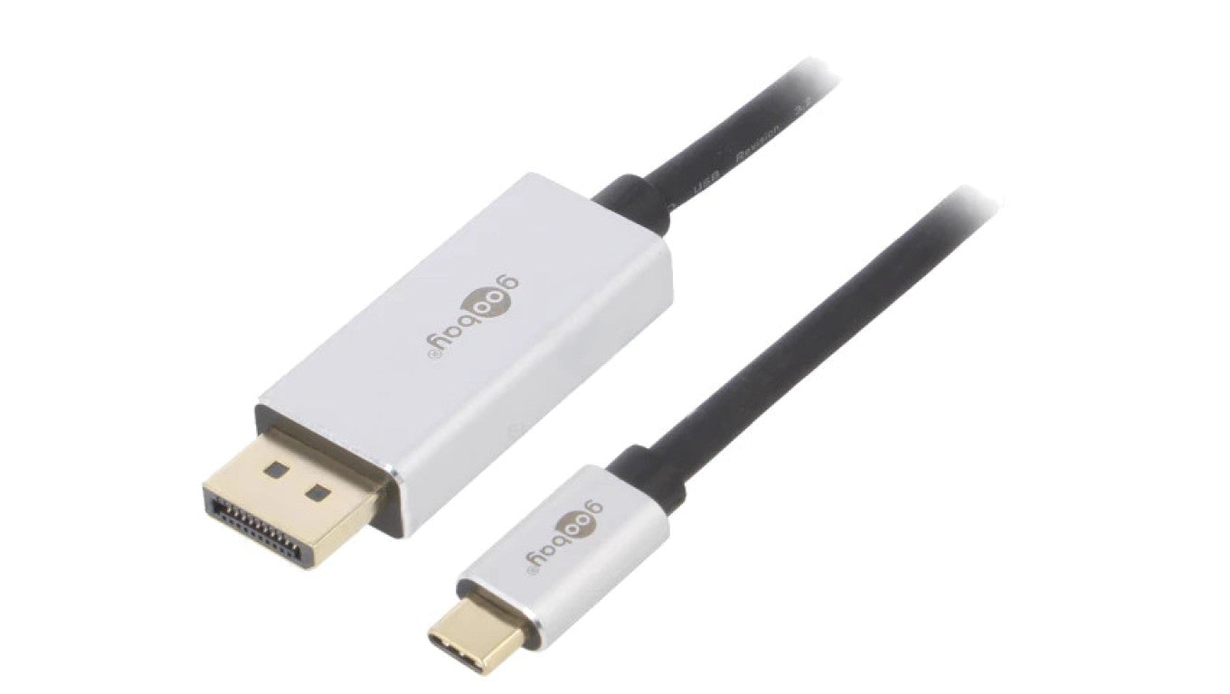 Adapter DisplayPort 1.4, HDCP 2.2 DisplayPort wtyk, USB C wtyk 60177
