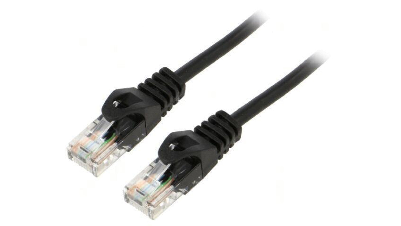 Patch cord U/UTP Cat: 5e RJ45 wtyk z obu stron linka CCA 30m PCU5-10CC-3000-BK