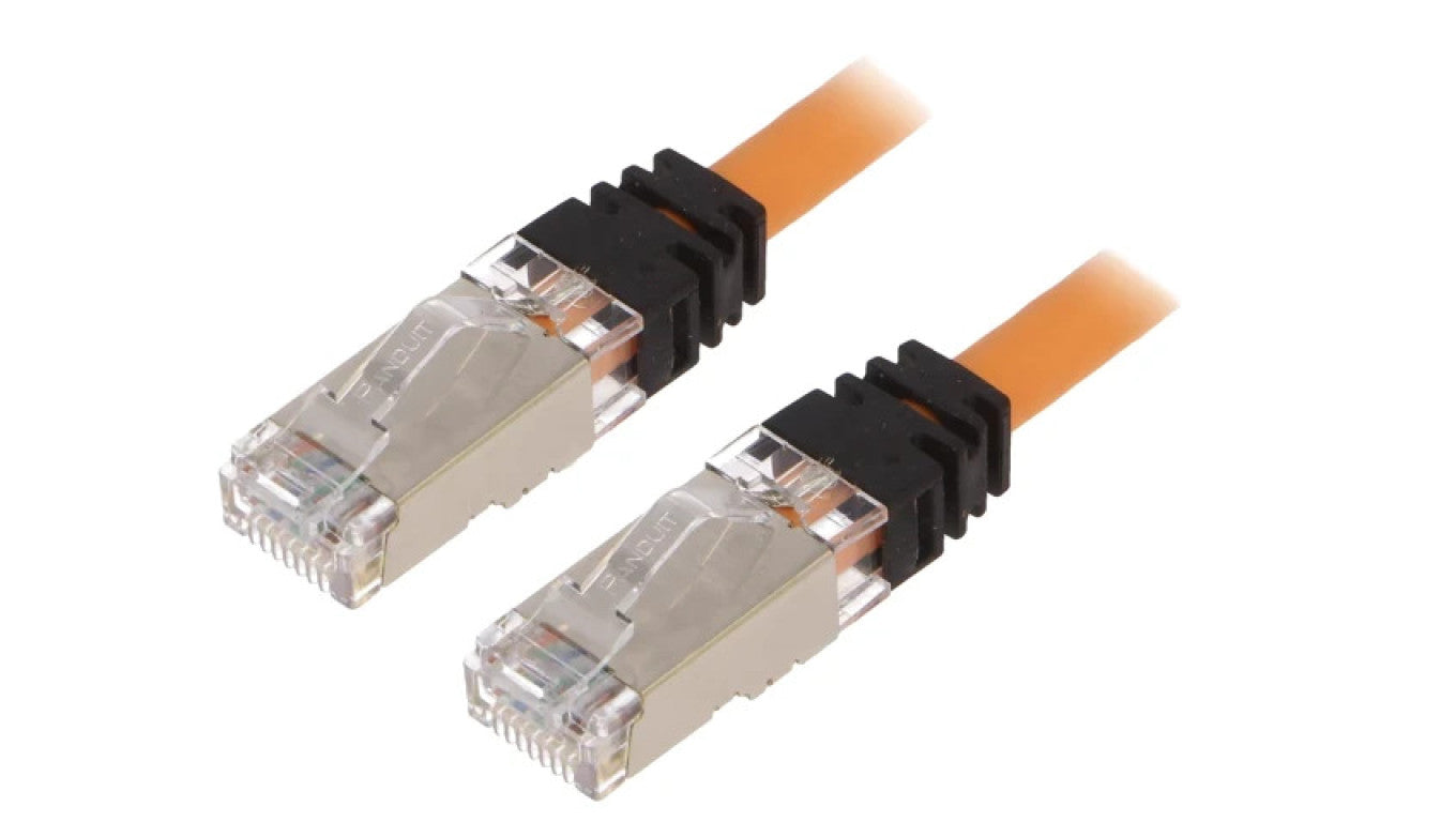 Patch cord S/FTP,TX6A™ 10Gig 6a linka Cu LSZH pomarańczowy STP6X1MOR