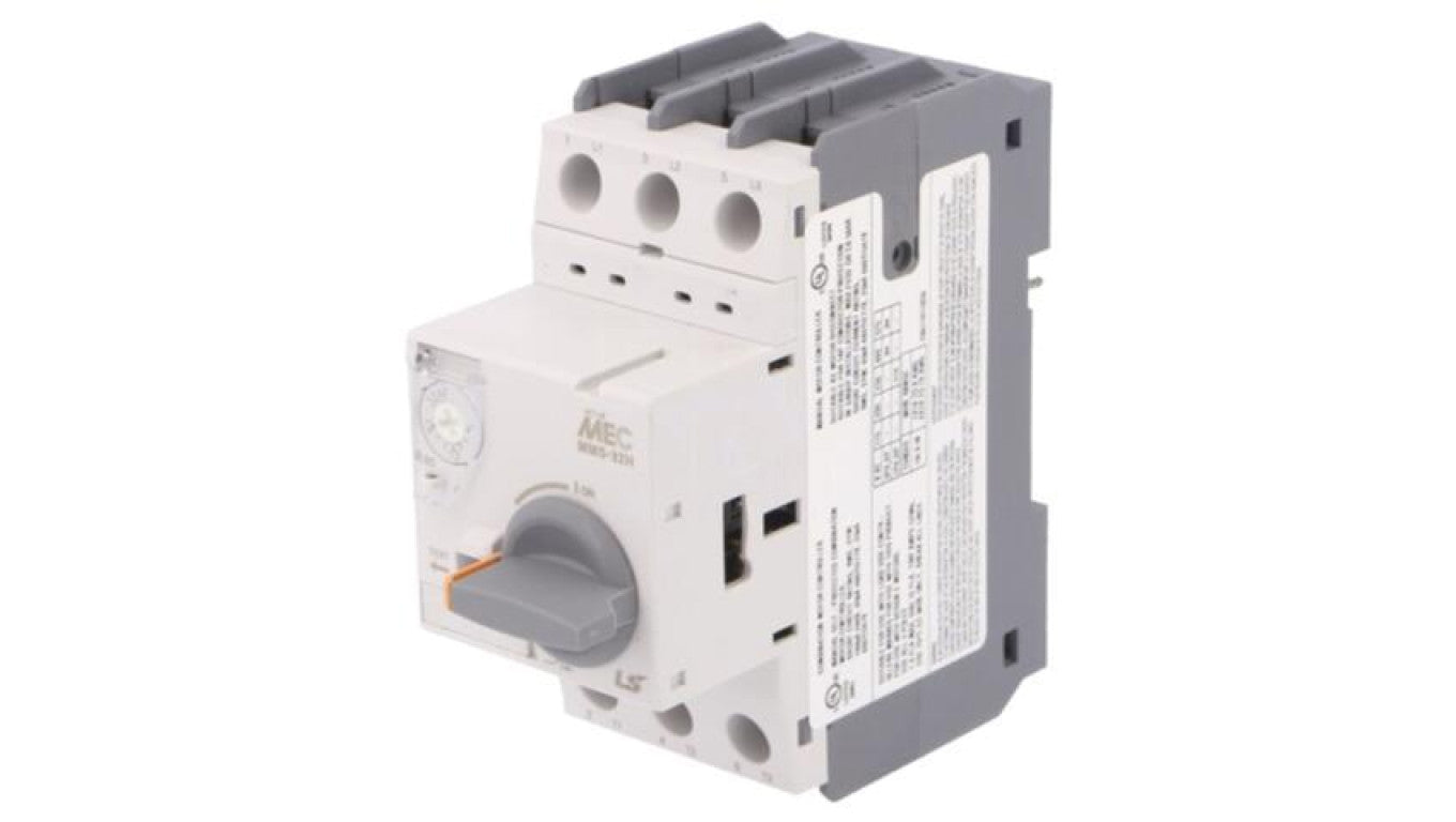 Wyłącznik silnikowy, 0,55kW, 220÷690VAC, na szynę DIN, Szczeloność: IP20 MMS-32H 1,6A