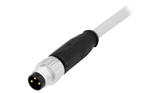 Złącze M8 męskie proste 0,5m 3-PIN 21348000380005