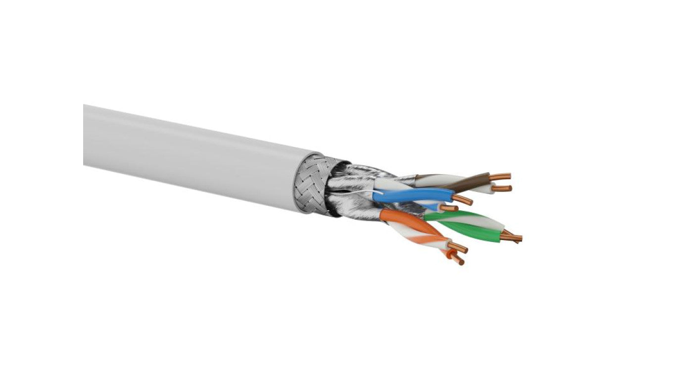Kabel S/FTP kat.7 euroclass B2ca LSOH 4x2x23AWG 1000 MHz (10Gb/s) 500m 25 lat gwarancji ALANTEC, badanie jakości laboratorium IN