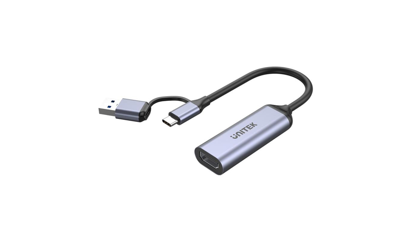 Unitek Grabber video USB-C/A, 4K HDMI 1.4b