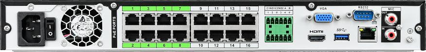 Rejestrator BCS LINE BCS-L-NVR1602-A-4K-16P