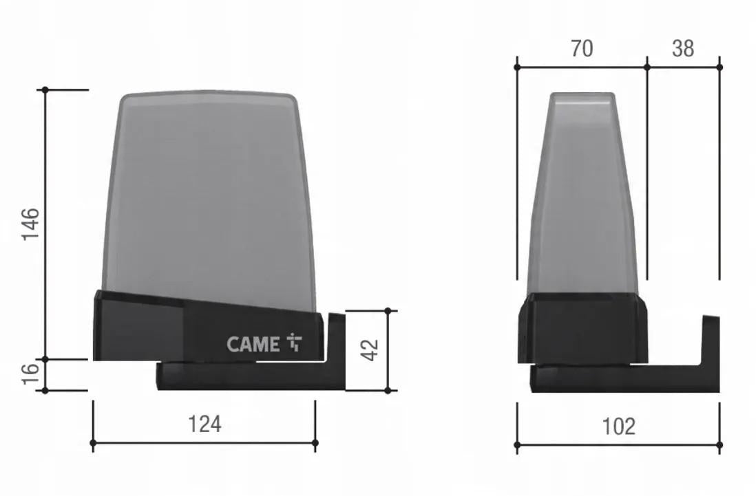 Lampa ostrzegawcza CAME KRX1B1RW BUS/RGB BIAŁA/wielokolorowa (806LA-0050)
