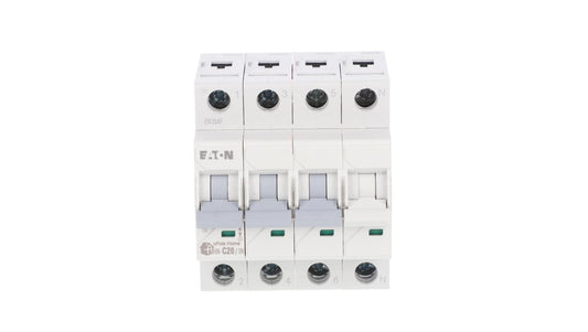 Wyłącznik nadprądowy 3P+N C 20A 6kA AC xPole Home HN-C20/3N 194912
