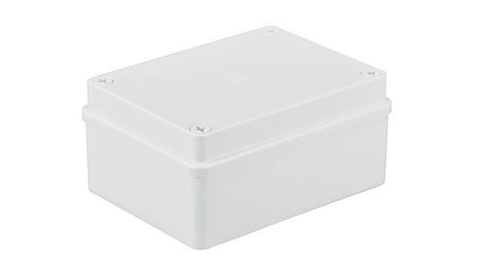 Puszka n/t hermetyczna 150x110x70 bez dławików IP65 biała S-BOX 316B