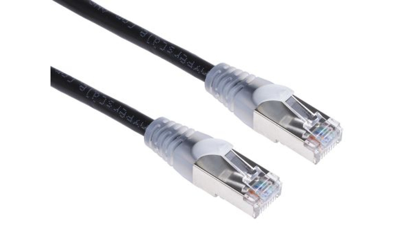 Kabel kat. 5e F/UTP Czarny 2m
