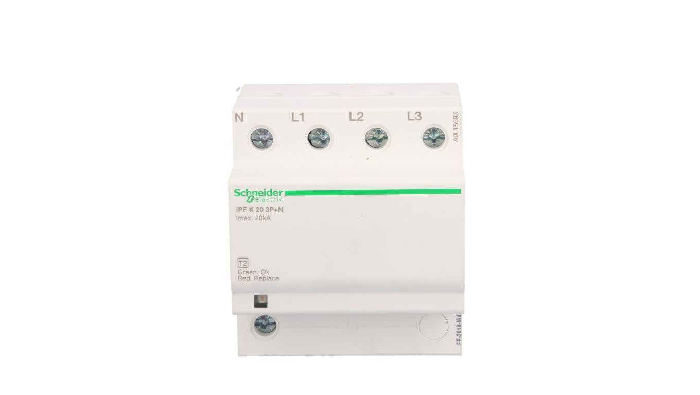 Ogranicznik przepięć Typ T2 3P+N/PE 20kA 1,5kV iPF20 A9L15693