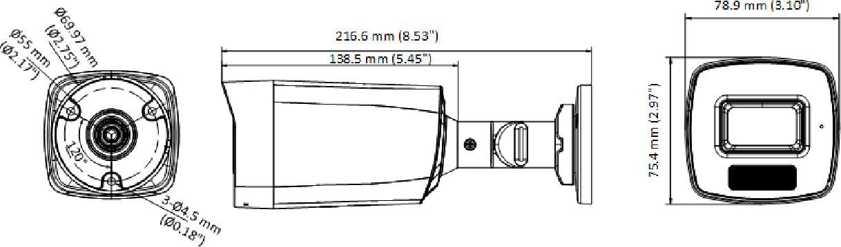 Kamera 4w1 Hikvision DS-2CE17U0T-LF(2.8mm)(O-STD)