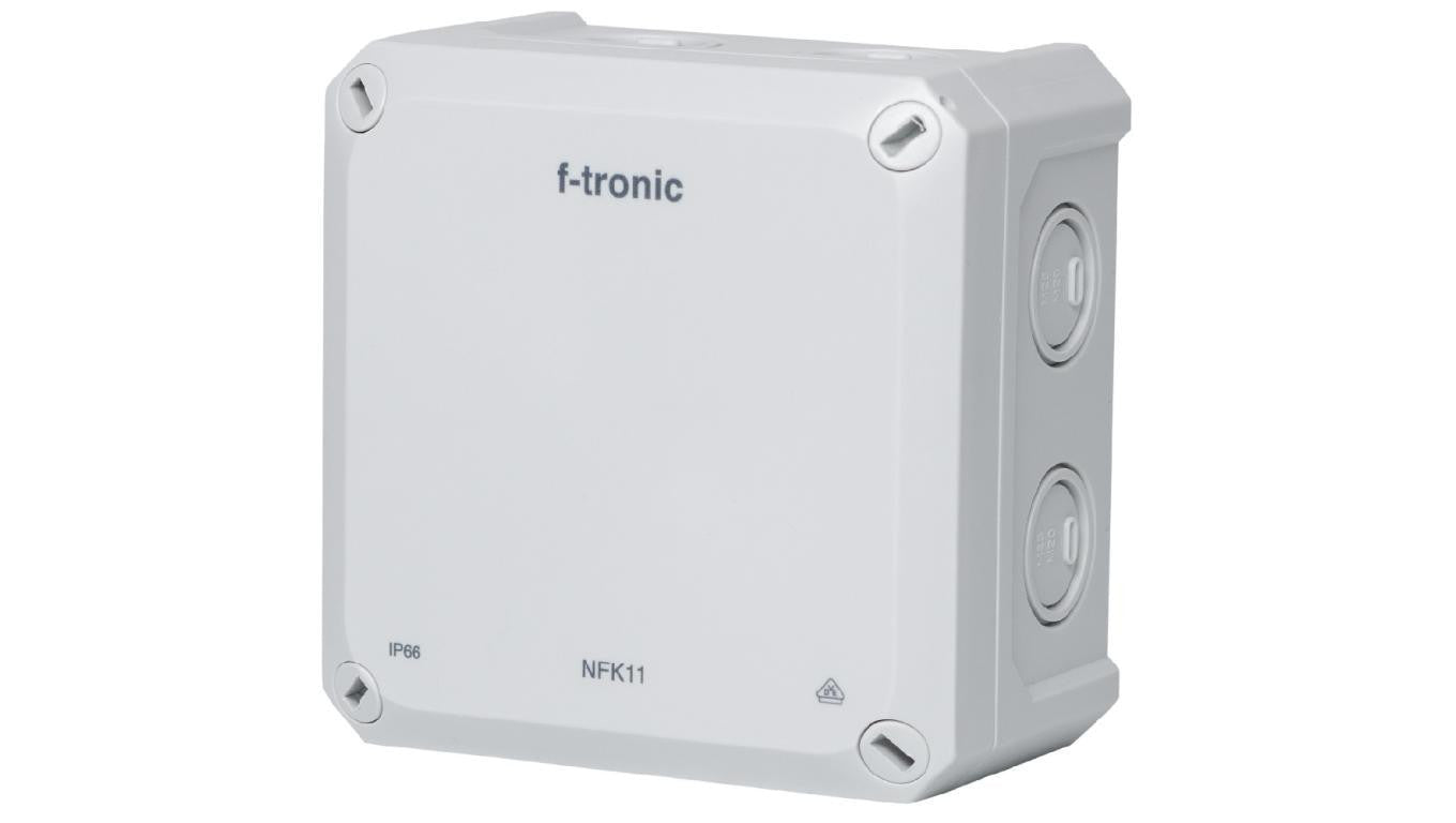Puszka instalacyjna natynkowa NFK11 110x110x67mm bezhalogenowa hermetyczna IP66 szara NEPTUN Compact F-TRONIC