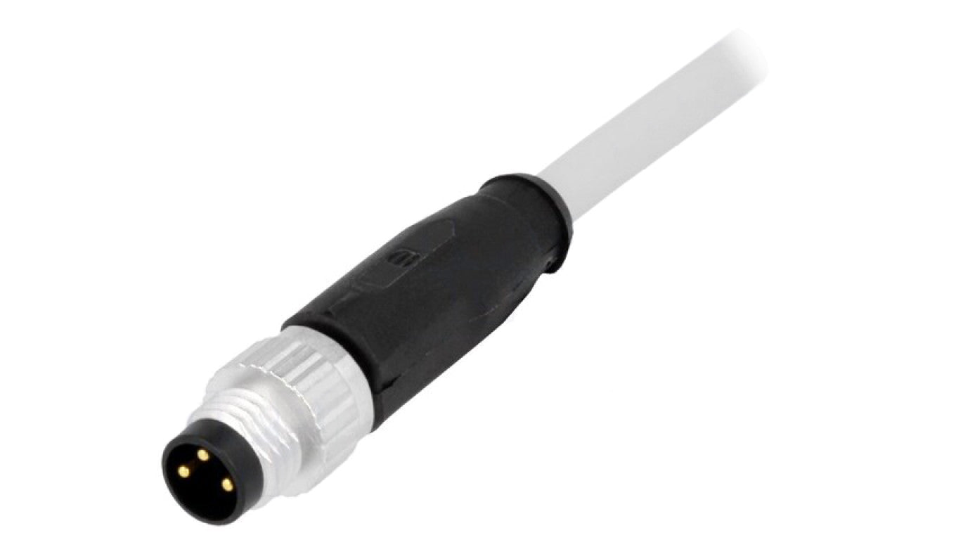 Złącze M8 męskie proste 2m 3-PIN 21348000380020