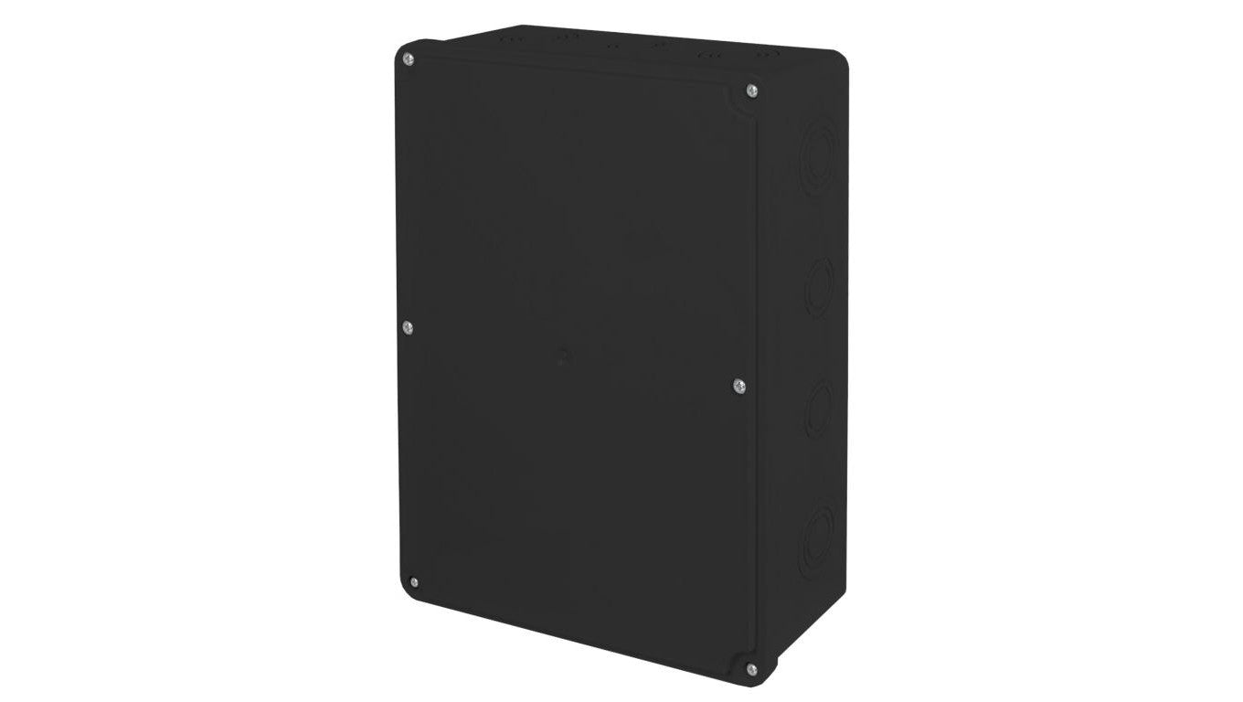Puszka instalacyjna n/t ABS 280x210x74 czarna IP65 CZPI.280X210X74