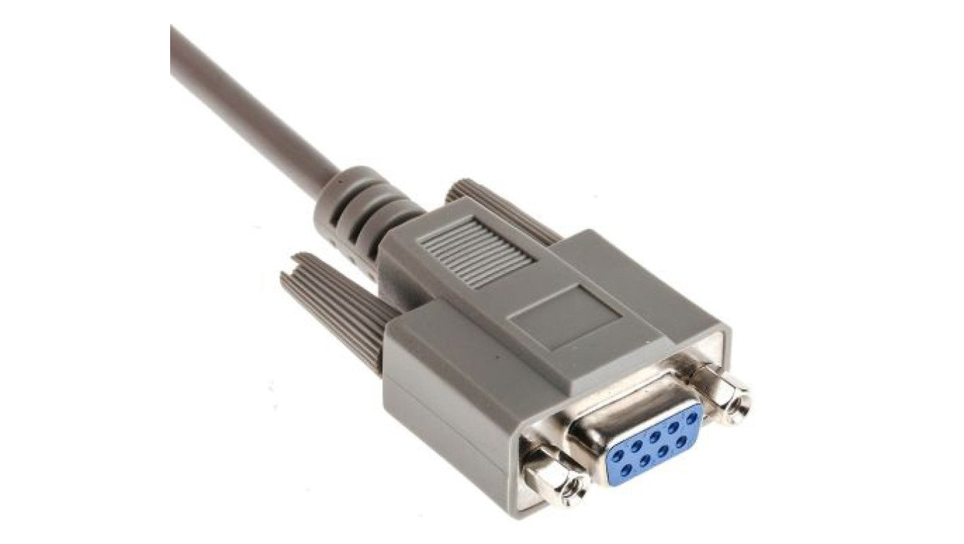 Kabel równoległy, 2m, Przewód przedłużający, szeregowy, Szary, Aluminium/mylar