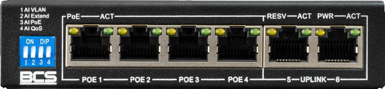 Switch PoE BCS BASIC BCS-B-SP04G02G