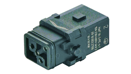 Złącze Han 1A prostokątne żeńskie 3-PIN +PE 9100032706