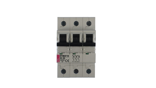 Wyłącznik nadprądowy 3P B 20A 10kA AC ETIMAT10 002125717