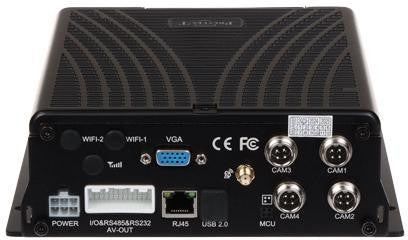 Rejestrator mobilny AHD, PAL, IP PROTECT-207 4 kanały