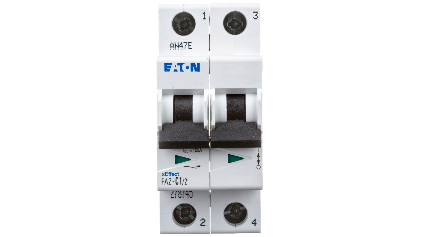 Wyłącznik nadprądowy 2P C 1A 15kA AC FAZ C1/2 278745