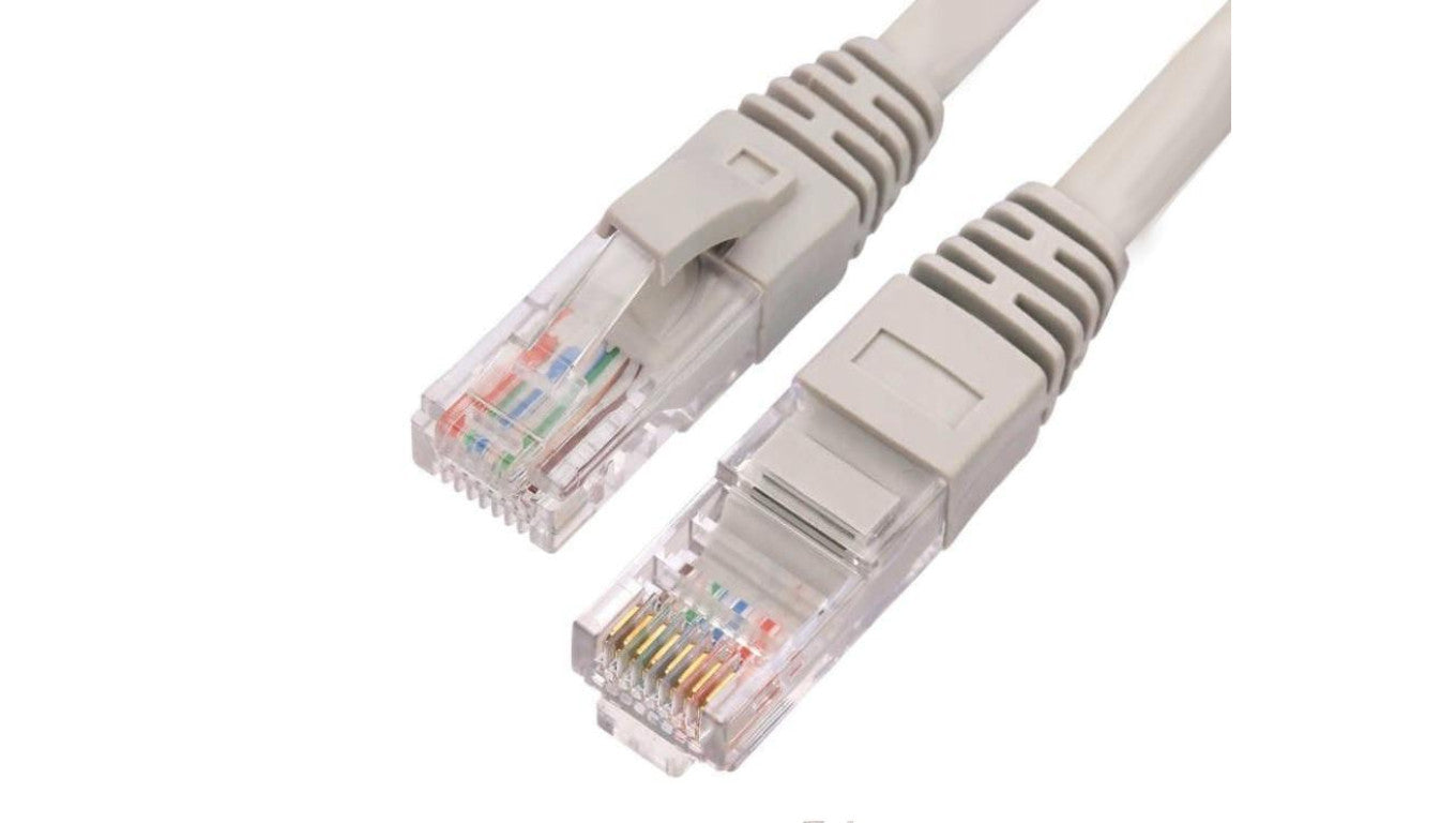 Kabel patchcord UTP5 0,25m szary