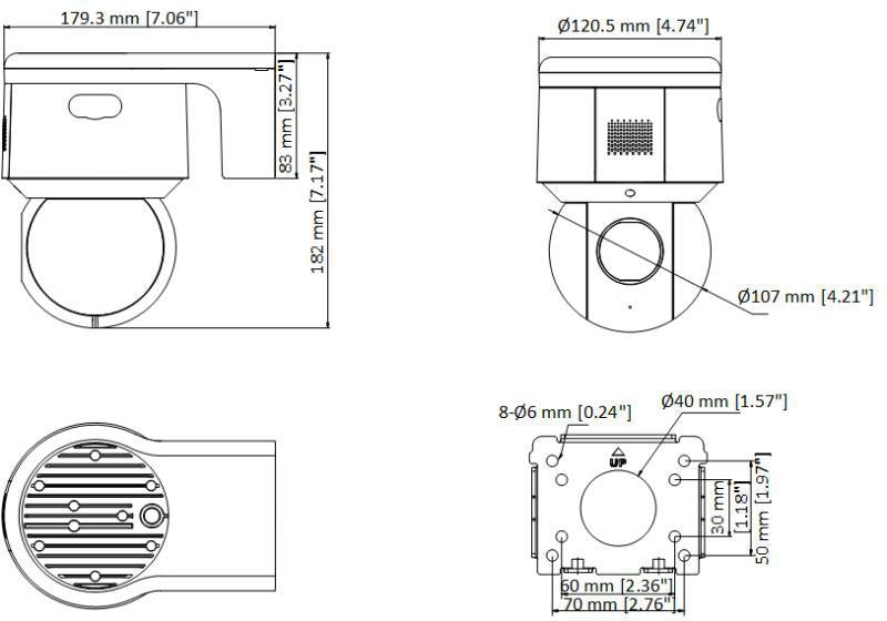 Kamera IP HikVision DS-2DE3A404IWG-E PL