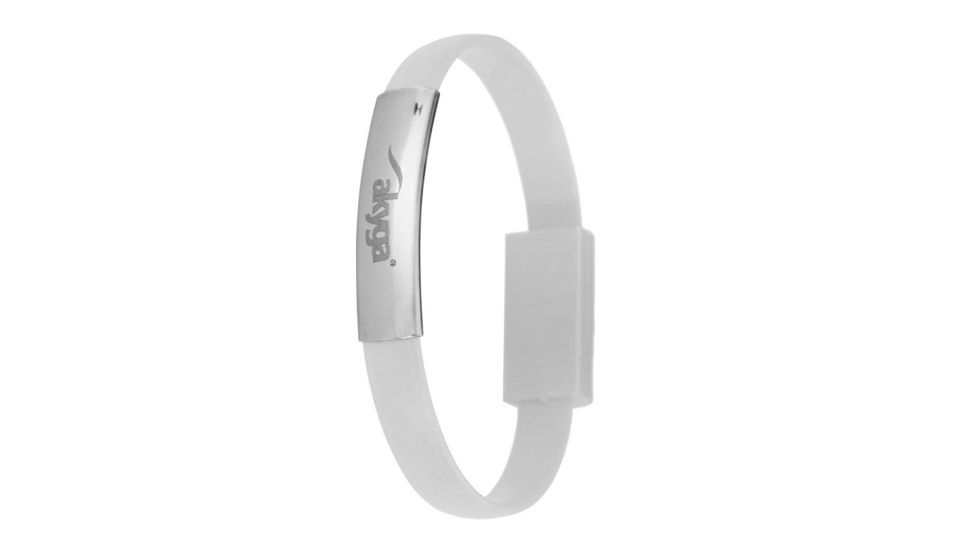 Adapter z kablem Akyga AK-AD-47 opaska USB type C (m) / USB A (m) ver. 2.0 23cm