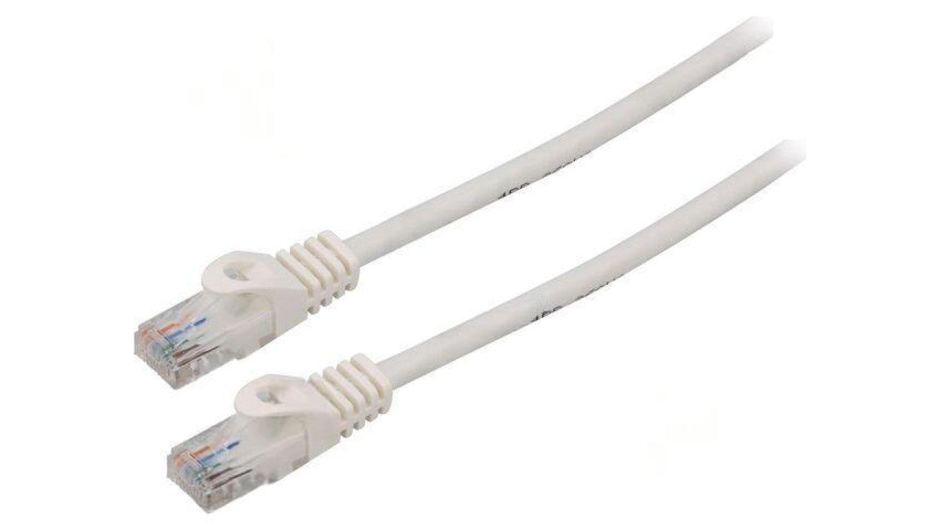 Patch cord U/UTP Cat: 6 RJ45 wtyk z obu stron linka CCA 15m PCU6-10CC-1500-W