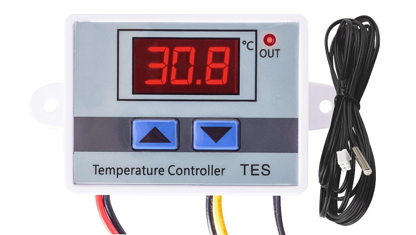 Termostat elektroniczny natynkowy 12V DC TES12V