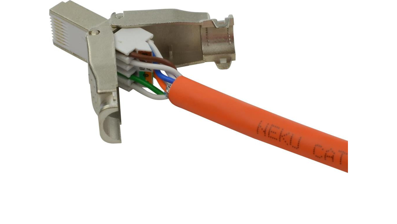 Wtyk beznarzędziowy RJ45 8P8C kat.6A ekranowany FTP