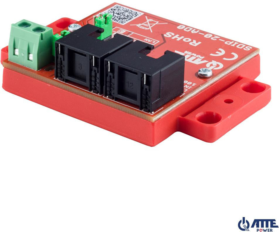 Adapter PoE obniżający napięcie ATTE SDIP-20-AD0