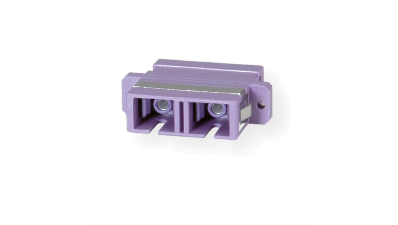Łącznik światłowodowy VALUE SC/SC duplex, OM4, PB