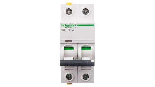 Wyłącznik nadprądowy 2P C 10A 6kA AC iC60N-C10-2 Acti9 A9F04210