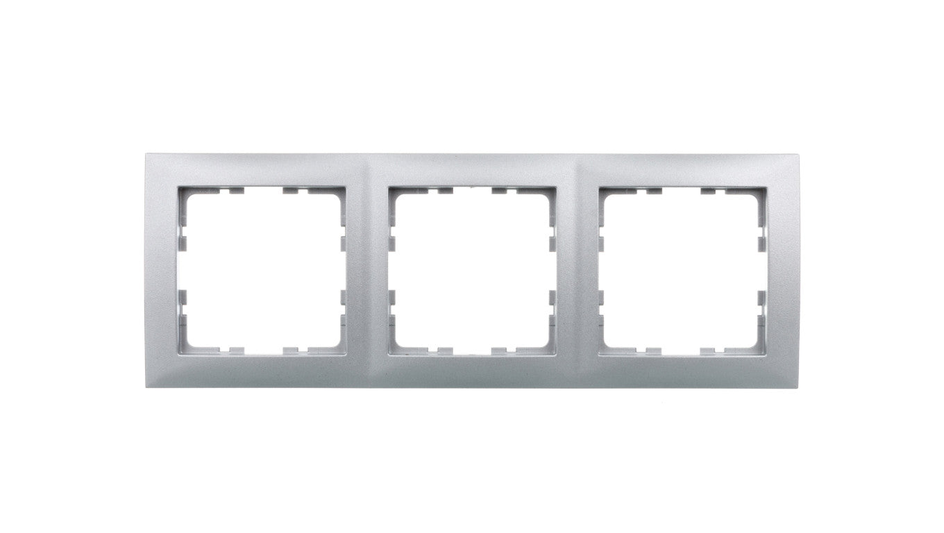 Berker B.Kwadrat Ramka potrójna aluminium 5310138994