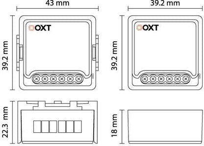Moduł OXT mini ściemniacz 1 obwód ZigBee TUYA T265