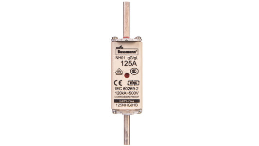 Wkładka bezpiecznikowa NH1 125A gL/gG 500V 125NHG01B