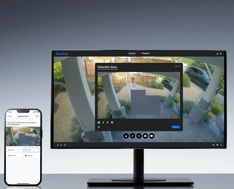 Kamera IP Reolink P330 8Mpix POE P2P IR 30m biała