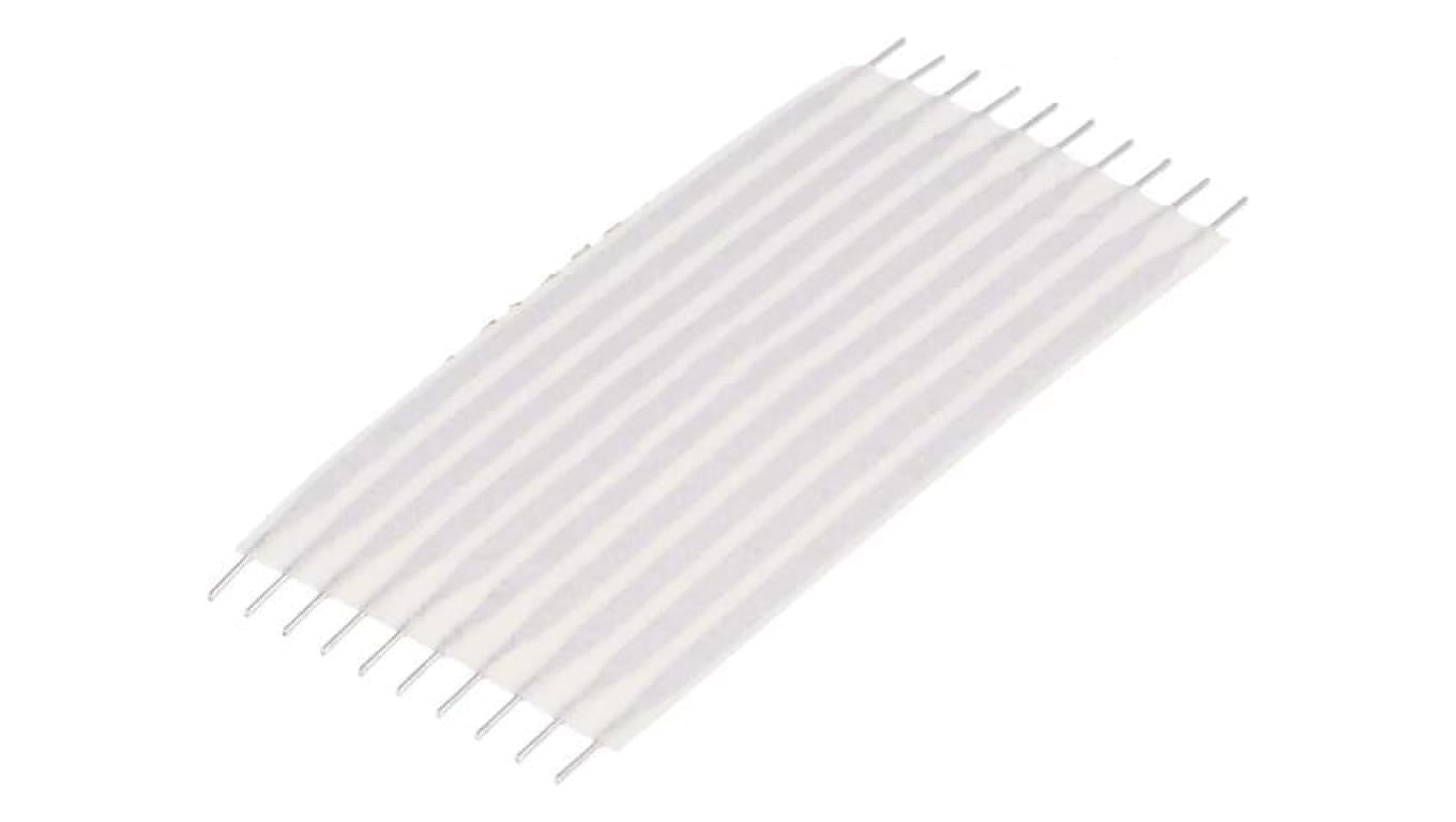 Złącze zwora elastyczna R.taśmy 2,54mm L 50,8mm proste 2-1437142-8