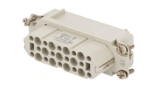 Złącze HDC wkładka stykowa żeńskie 10A 250V -PIN 25 25+PE C14610B0250002