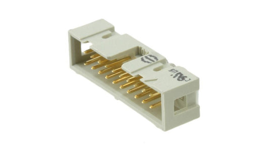 Gniazdo IDC męskie PIN: 20 kątowe 90 THT 1,27mm Układ: 2x10 09185206323