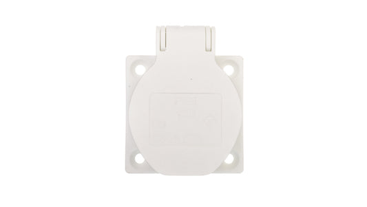 Gniazdo tablicowe 10/16A 2P+Z 230V białe IP54 1050-0ws