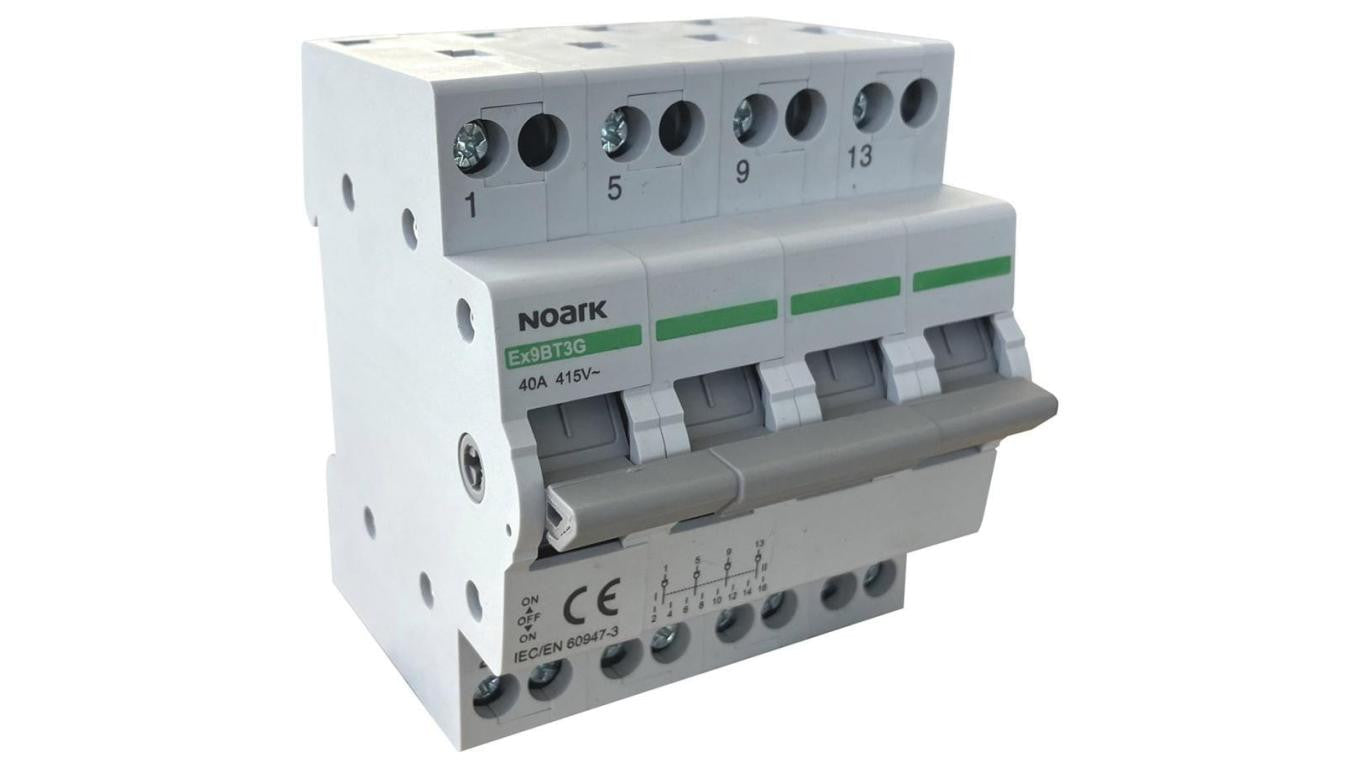 Przełącznik modułowy I-0-II 4P 40A Ex9BT3G