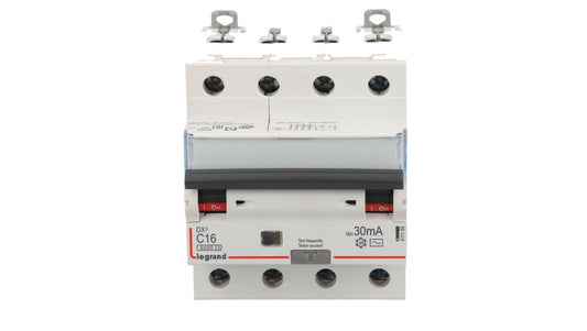 Wyłącznik różnicowo-nadprądowy 4P 16A C 0,03A typ AC P314 DX3 411186