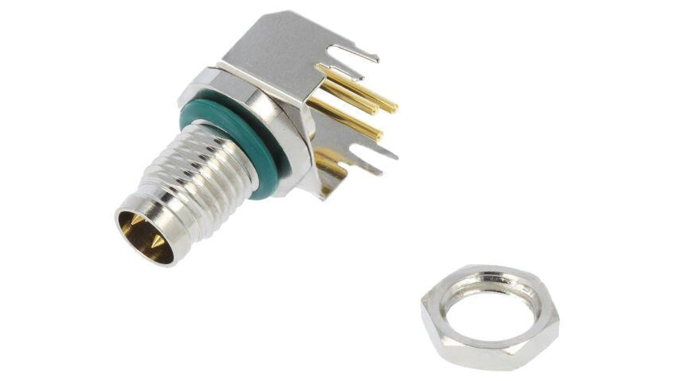 Złącze M8, męskie, PIN:3, gniazdo, kątowe 90, 30V M8S-03PMMR-SF8001